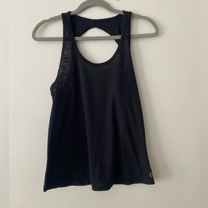 Gaiam black twist back Athletic tank size medium
